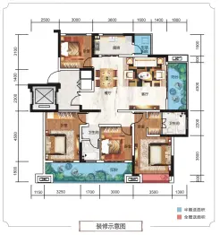 天立·澜悦府4室2厅1厨2卫建面149.94㎡