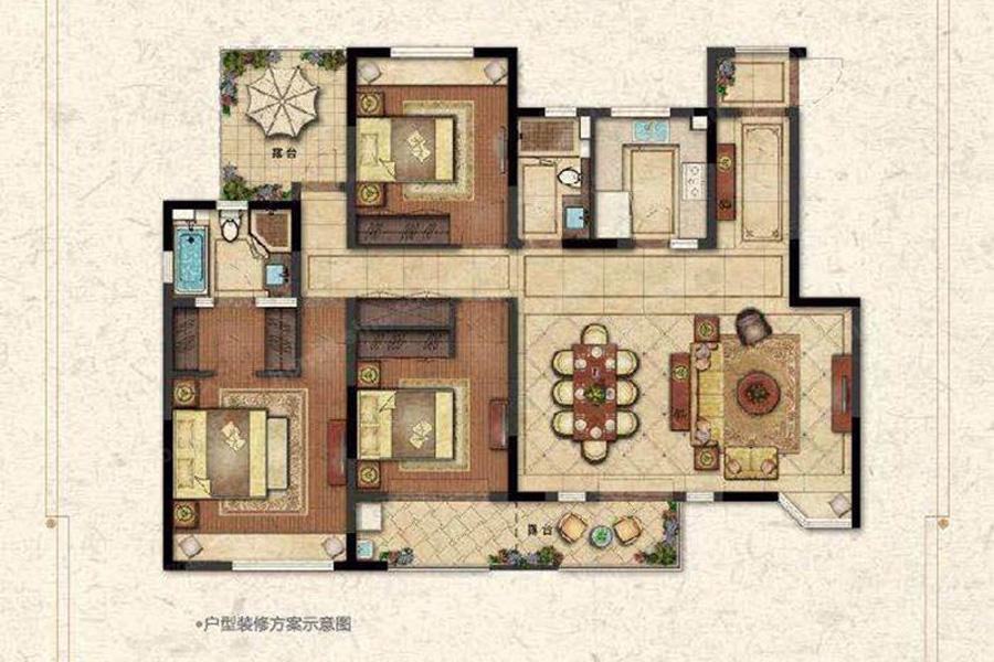 森兰名轩二期户型图