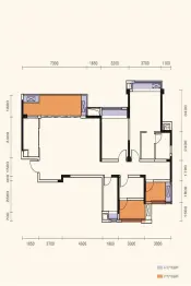 融创玖阙府4室2厅1厨2卫建面136.0㎡