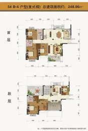 桑植·东城华府5室2厅1厨3卫建面248.86㎡