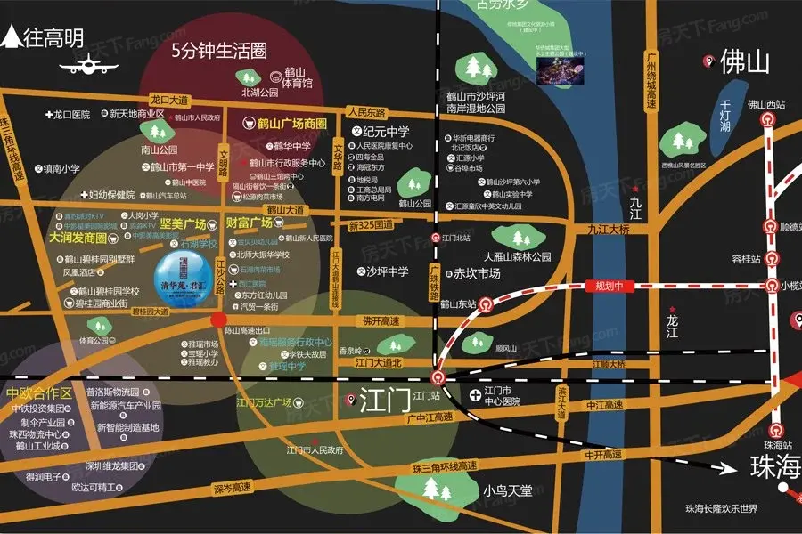 清华苑·君汇交通图