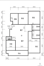 陆港小镇4室2厅1厨2卫建面137.0㎡