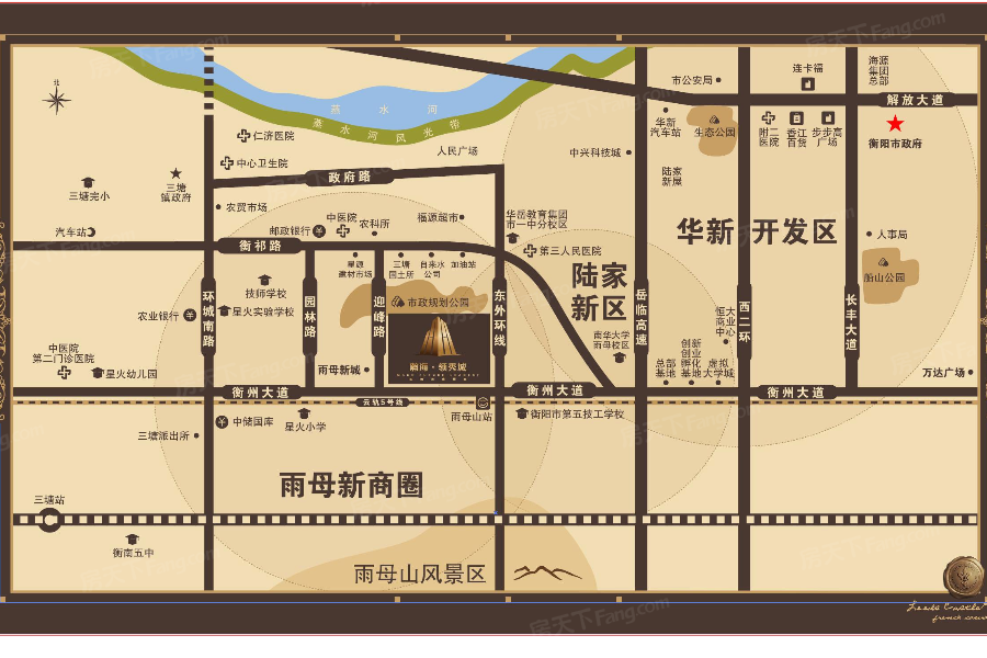 瀚海·领秀城交通图