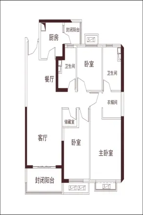 恒大御景户型图
