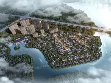 联排中户 可观湖 大院子 证满五年