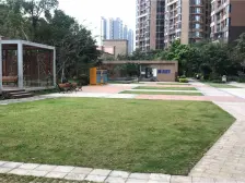 南向中间楼层看花园视野宽敞采光充足