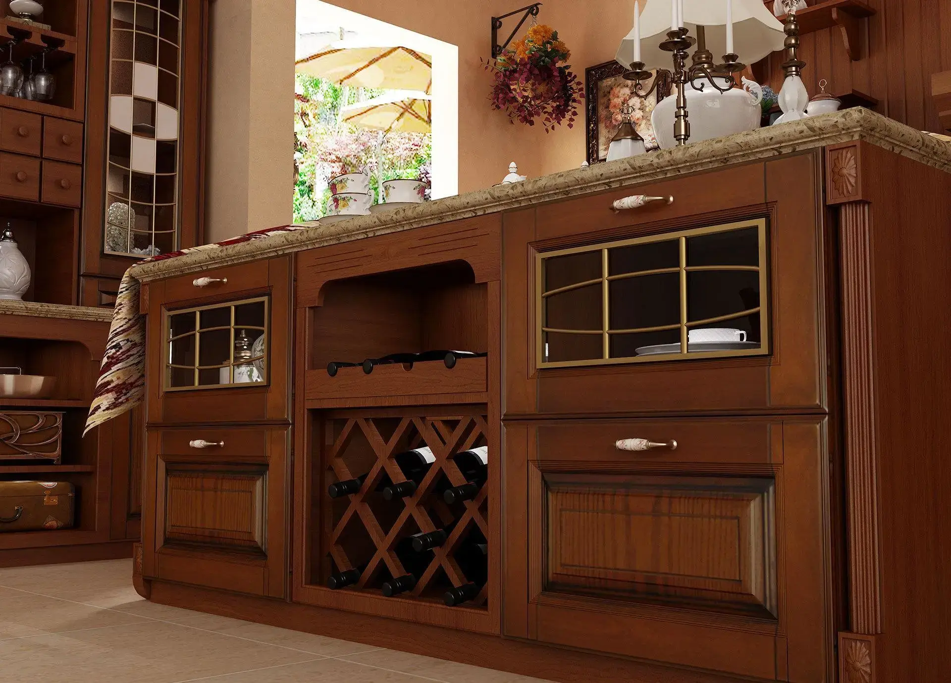 诺米橱柜 实木 高贵