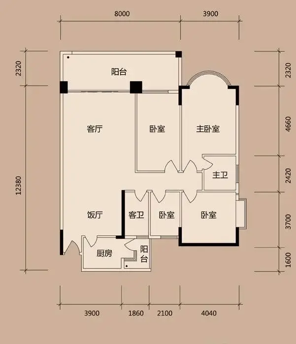 白天鹅花园·御江现代简约