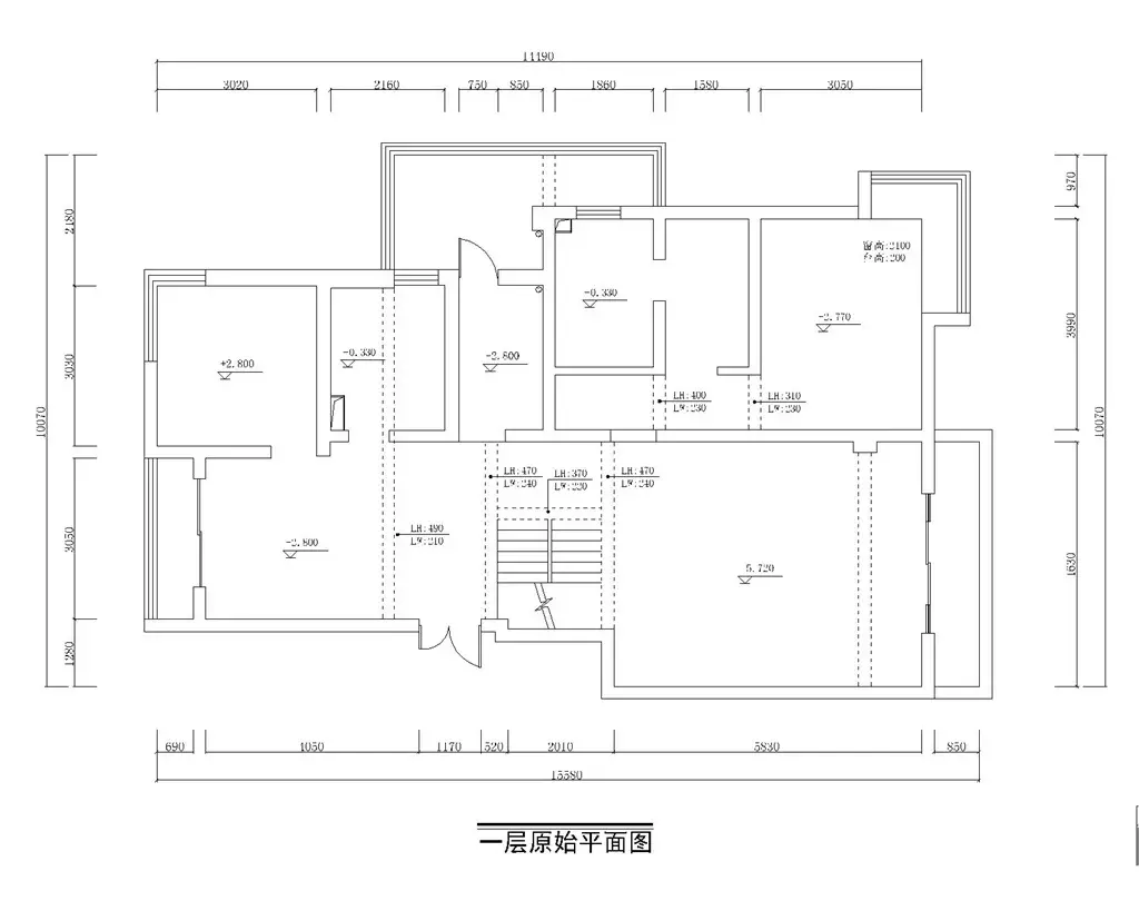 现代简约-华夏曦岸-288平米