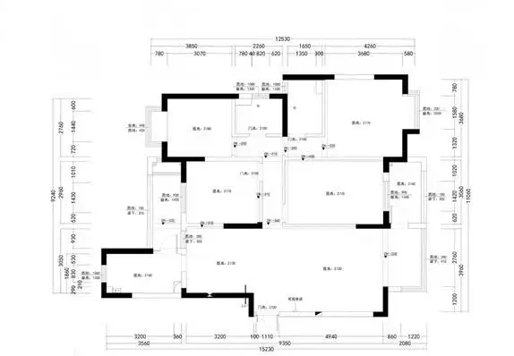 时光雕画-蠡湖一号四居室现代简约实景图