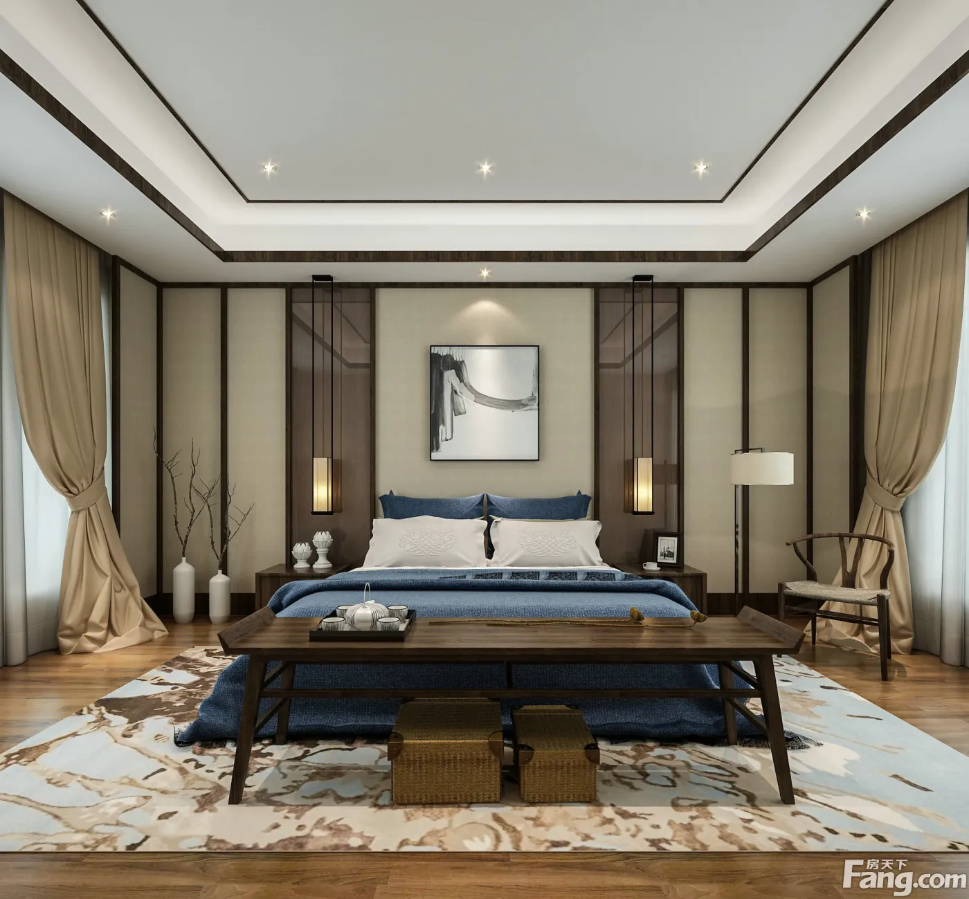 独墅岛现代新中式奢华宅邸