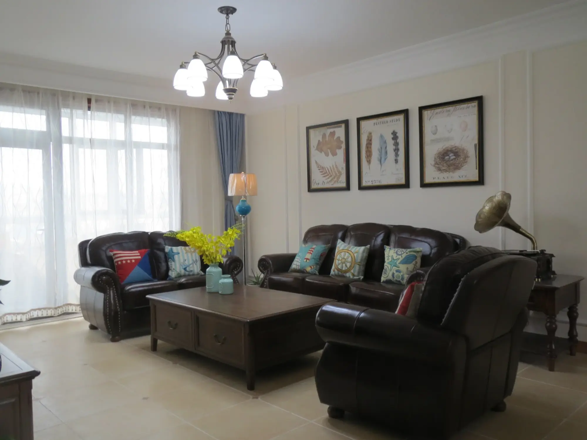 尚湖央地170㎡简约美式设计案例