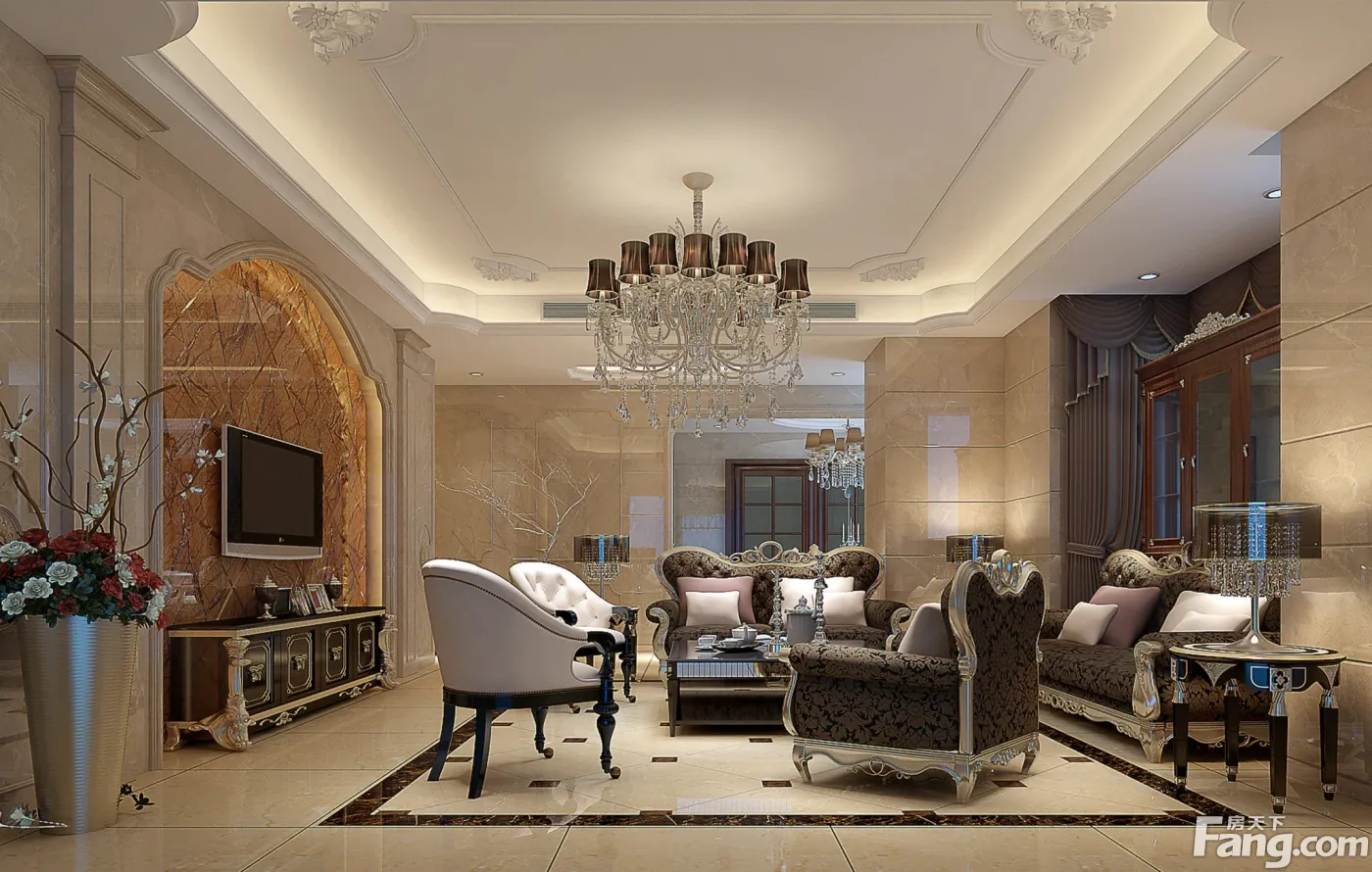 新港天都花园·欧式宅邸大平层雅居