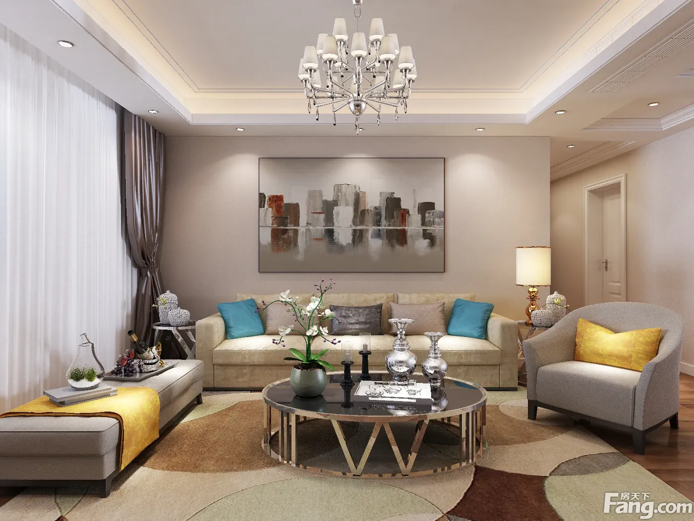 125平简约风格设计赏欣 【水木南山装饰】