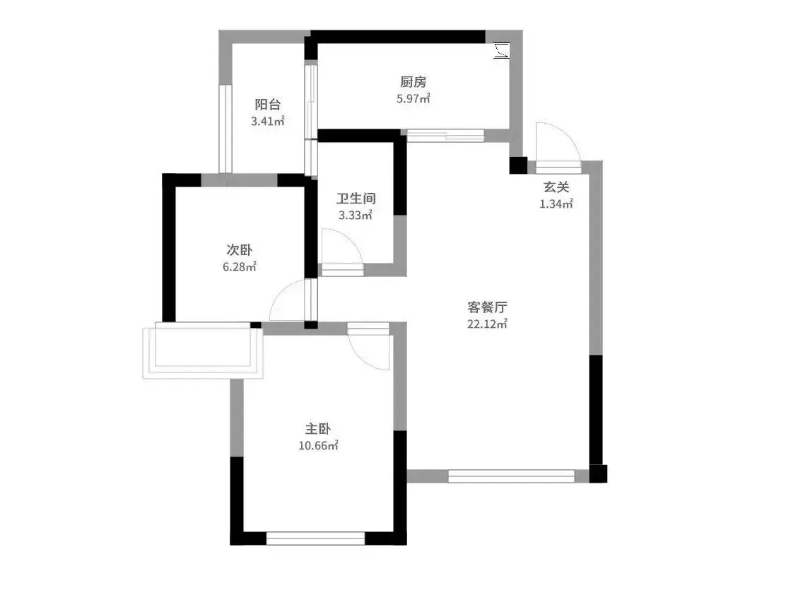 65平米二居室装修注意事项，美式风格好不好？-蓝光COCO蜜园装修