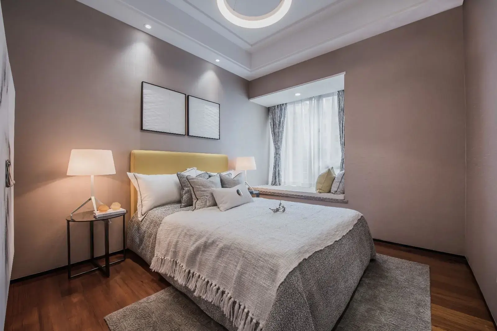 简约三居室98平米4万-世茂时光里装修案例-无锡房天下家居装修网