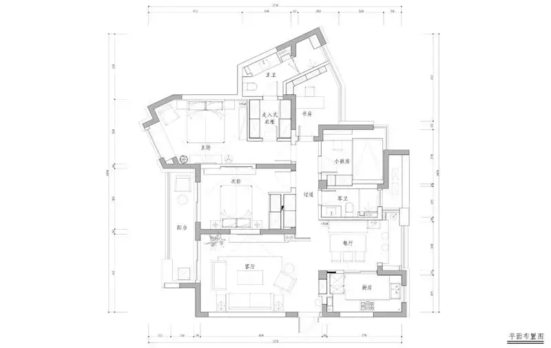 邻居家116.17平米的三居室，仅仅用了10万元，就完成了半包装修，如此划算！-华景新城陶然庭苑装修